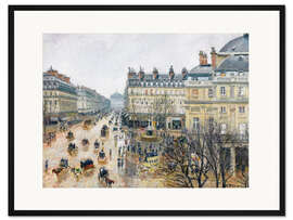 Gerahmter Kunstdruck La Place du Théâtre Français, Paris