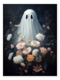 Wall print  The Ghost&#039;s Flowers - Olga Telnova