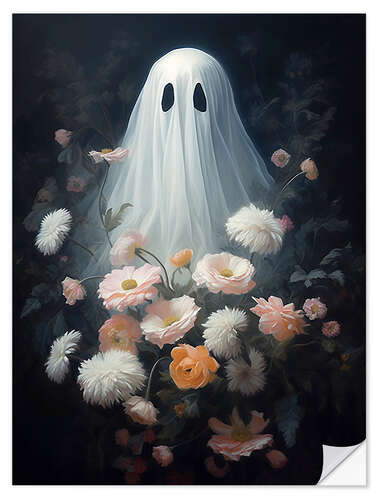 Selvklebende plakat The Ghost's Flowers