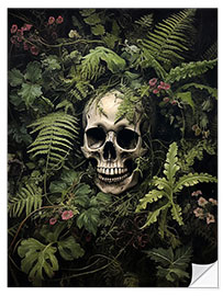 Sticker mural Botanical Skeleton