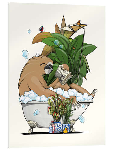 Gallery print Sloth in the Bath