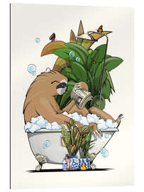 Gallery print Sloth in the Bath