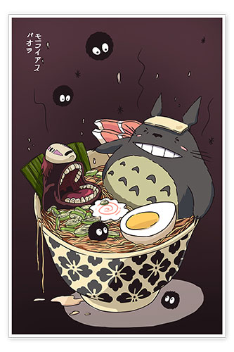 Poster Totoro Bowl