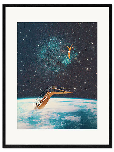 Impression artistique encadrée Dive Into a Fresh World
