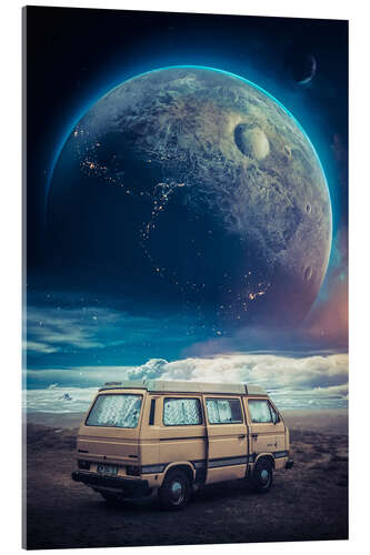Quadro em acrílico Space Camping