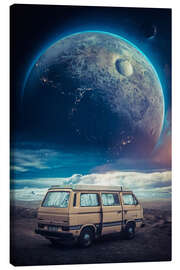 Tableau sur toile Space Camping - Gen Z