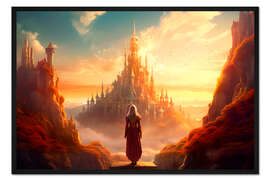 Gerahmter Kunstdruck Traumwelt