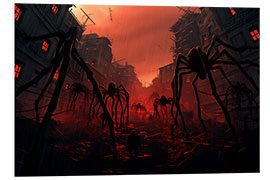 Tableau en PVC Spider Invasion