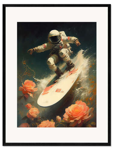 Framed art print Gravitational Wave
