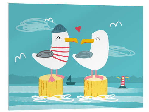 Gallery print Seagull Friends I