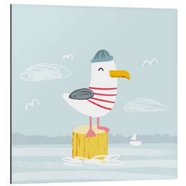 Magnettafel Bjane die Mantelmöwe