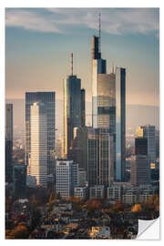 Wall sticker Skyscrapers of the Frankfurt Skyline