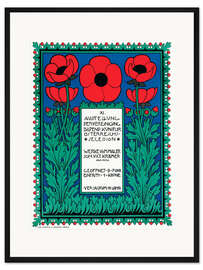 Gerahmter Kunstdruck XI. Ausstellung der Vereinigung bildender Künstler Österreichs