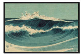 Gerahmter Kunstdruck Wellen II