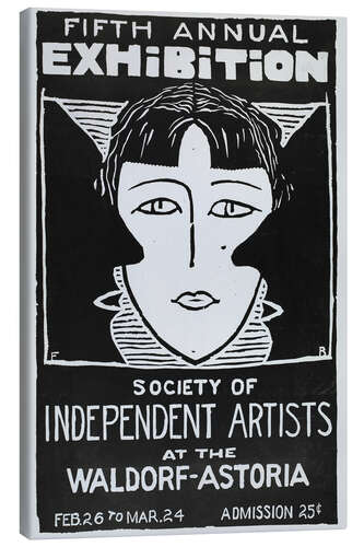 Stampa su tela Fifth Annual Exhibition Society of Independent Artists (inglese)