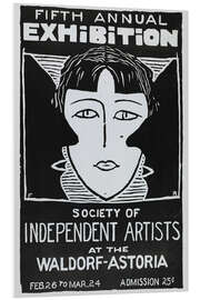 Foam board print Fifth Annual Exhibition Society of Independent Artists