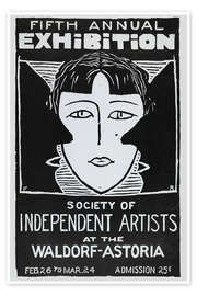 Póster Fifth Annual Exhibition Society of Independent Artists (inglés)