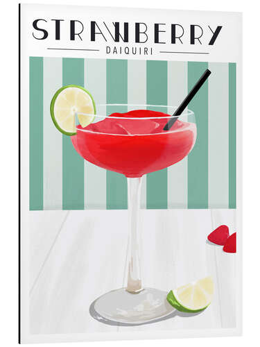 Aluminiumtavla Strawberry Daiquiri