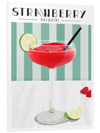 Tableau en PVC Strawberry Daiquiri