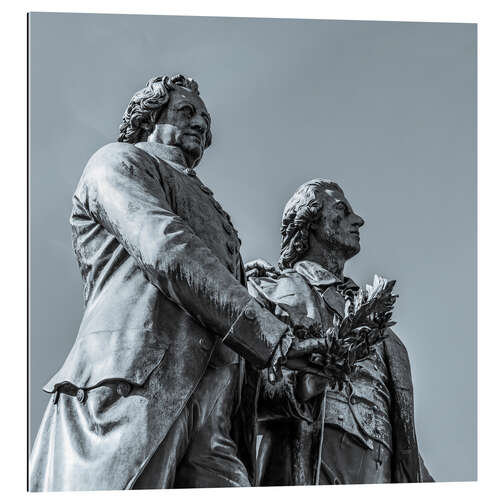 Gallery print Goethe-Schiller Monument at Theaterplatz, Weimar