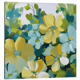 Aluminium print Abstract Flower Meadow