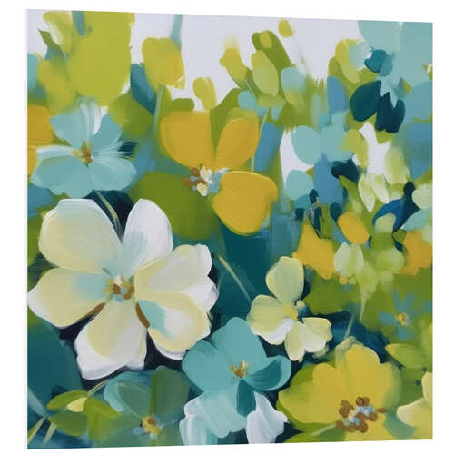 Quadro em PVC Abstract Summer Meadow