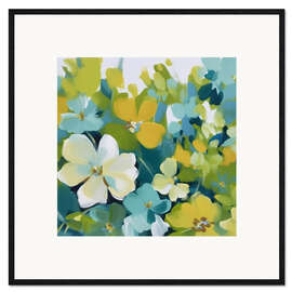 Stampa artistica con cornice Abstract Summer Meadow