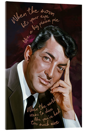 Acrylglas print Dean Martin - That's Amore