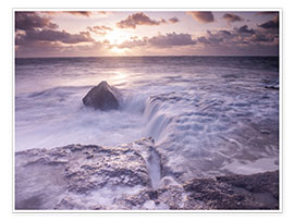 Plakat Sunrise on the Dorset Coast