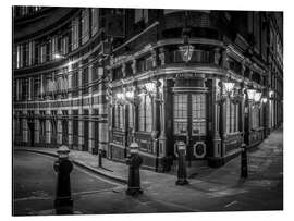 Aluminium print Old Building at Night in London