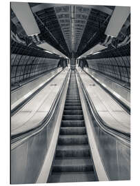 Alubild Escalator at Subway Station, London