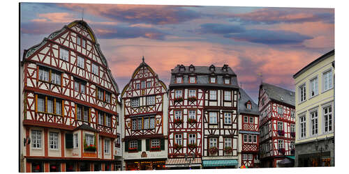 Tableau en aluminium Marché Bernkastel Kues, Allemagne