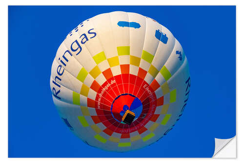 Selvklebende plakat Hot Air Balloon I