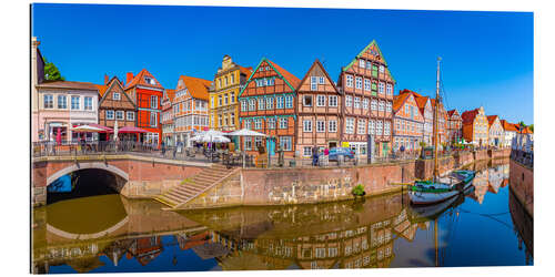 Galleritryk Half-Timbered Houses in Hansehafen Stade, Germany I