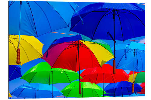 Gallery print Colourful Umbrellas