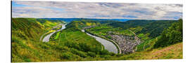 Aluminium print Moselle River Loop Near Bremm, Germany