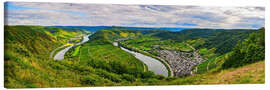 Obraz na płótnie Moselle River Loop Near Bremm, Germany