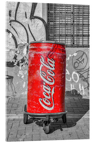 Cuadro de metacrilato Coke Street Art