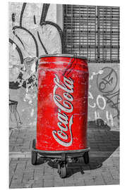 Foam board print Coke Street Art - HADYPHOTO