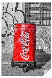 Wall sticker Coke Street Art - HADYPHOTO