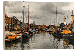 Trätavla Fishing Boats in the Historic Port of Spakenburg, The Netherlands I