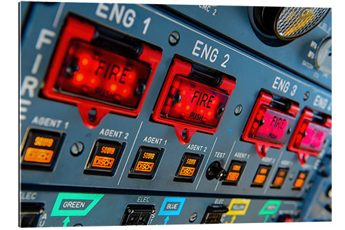 Gallery print Overhead Panel Cockpit Airbus A340