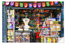 Selvklebende plakat Minimarket in Bogota, Colombia