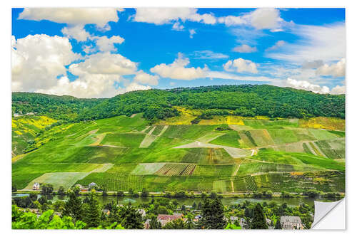 Wall sticker Vineyards on the Moselle