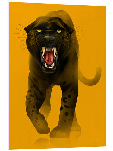 Foam board print Jaguar