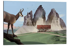 Magnettafel Drei Zinnen