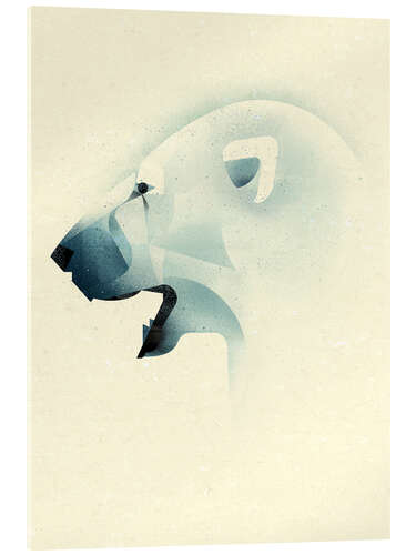 Acrylic print Icebear