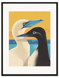 Gerahmter Kunstdruck Tölpel