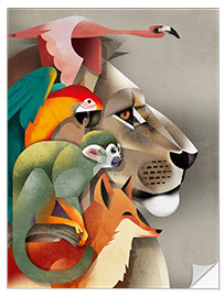 Wall sticker Wonderful Wild Animals - Dieter Braun