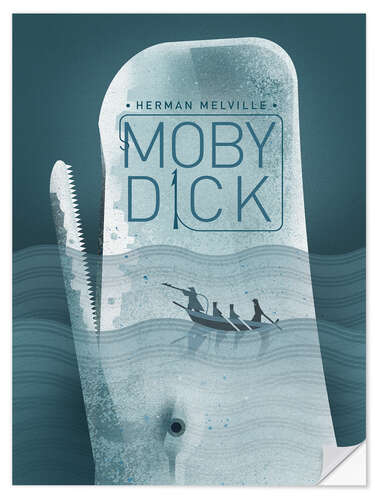 Autocolante decorativo Moby Dick